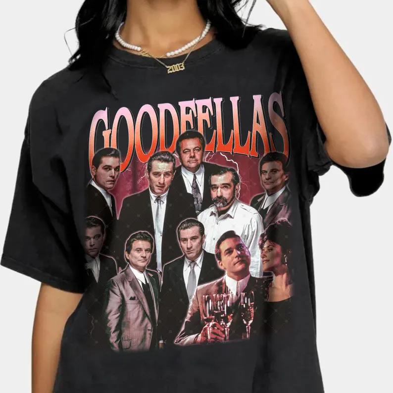 GOODFELLAS Film Shirt, Robert De Niro Shirt, Spider Michael Imperioli Shirts, Tony Sirico Shirt
