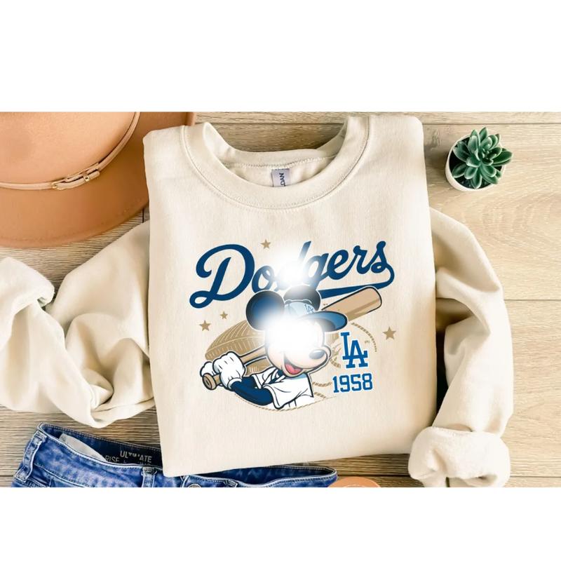 #Dodgers 1958 Baseball Shirt, Sport Sweatshirt, #Dodgers Baseball Shirt, Sweatshirt, Hoodie, Sport Lovers Gift, Christmas Gift