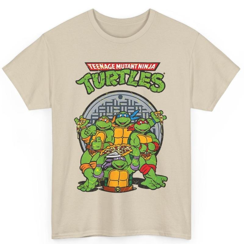 Teenage Mutant Ninja Turtles Vintage Shirt, For Men Unisex Natural Tshirt Cotton