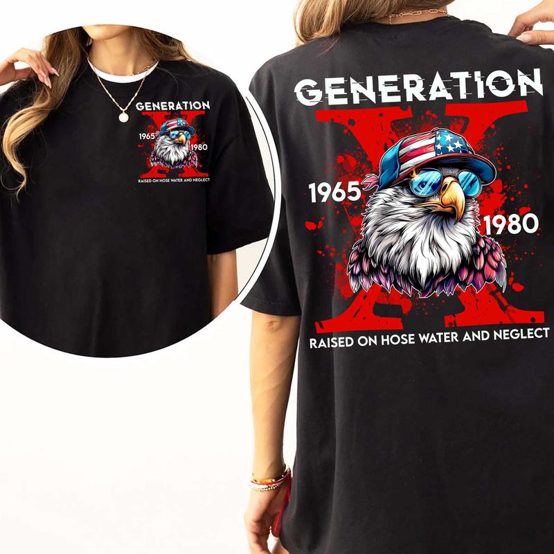 New Version 2 Generation X 2 FAFO shirt, Two Side Shirt,  Gen X Fafo Shirt Generation X T Shirt, GenX Shirt - Casual Fit