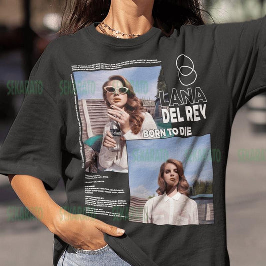 Vintage Style Bootleg Inspired Tee Graphic Unisex Tee Lanas S Dels S Rey Shirt, Aesthetic Pop Album Tee LD01, Unisex Cotton Graphic Shirt
