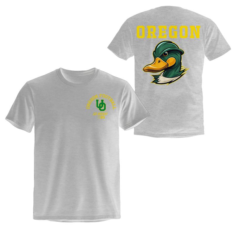 OregOn Ducks Big10 Football Huddle Shirt, Classic State of OregnS Football Spirit Evergreen Sports T-Shirt