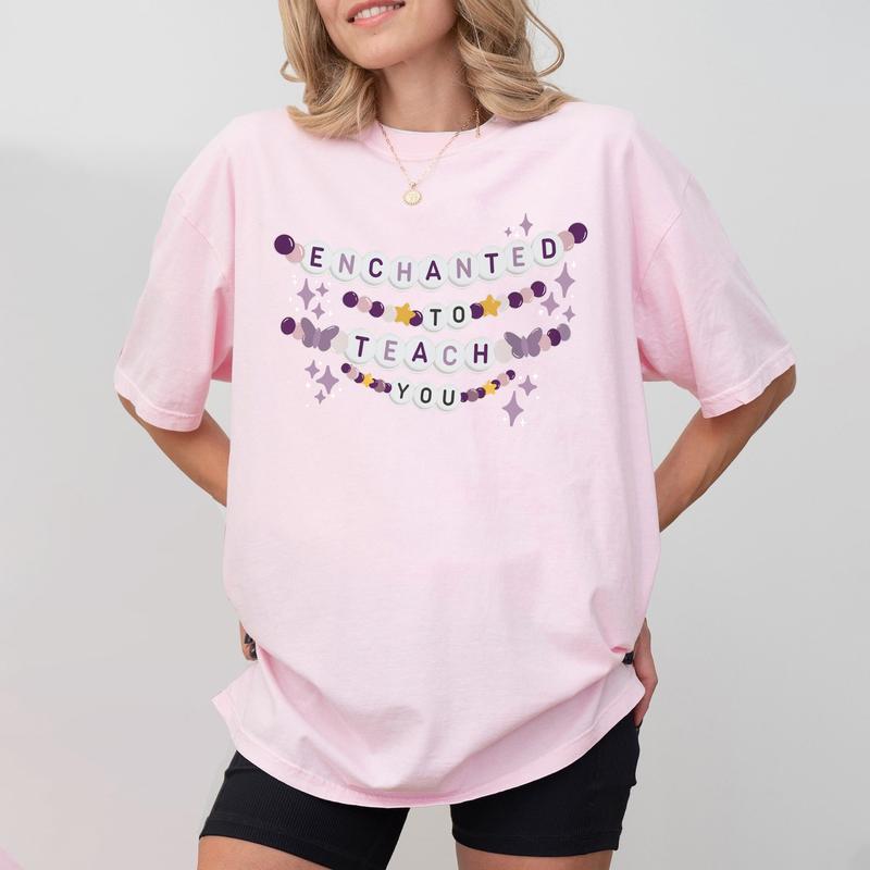 Enchanted to Teach You Friendship Bracelet ShirtsSweatshirt, In My Teacher Era Enchanted Back to School Gift for Teachers