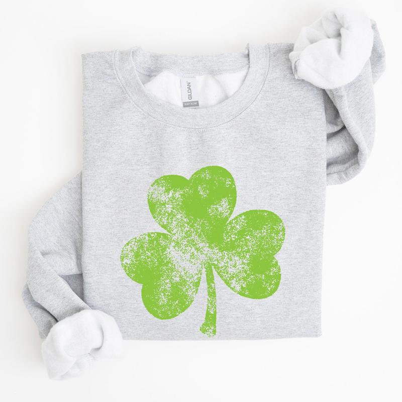 Vintage Shamrock, St Patrick's Day Sweatshirt