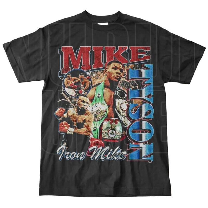 Mike Tyson Vintage 90s Boxing Legend Shirt, Sport Graphic Tee, Retro Mike Tyson Unisex T-Shirt, Menswear, Hoodies and Sweatshirts Available