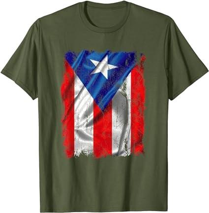 Vintage Puerto Rico Flag for men, women, Retro Patriot Puerto Rico Flag, I Love Puerto Rico T-Shirt