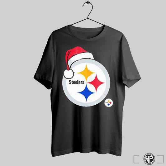 Pittsburgh Steelers New Era Santa Hat Christmas Shirt Trendy Sweatshirt