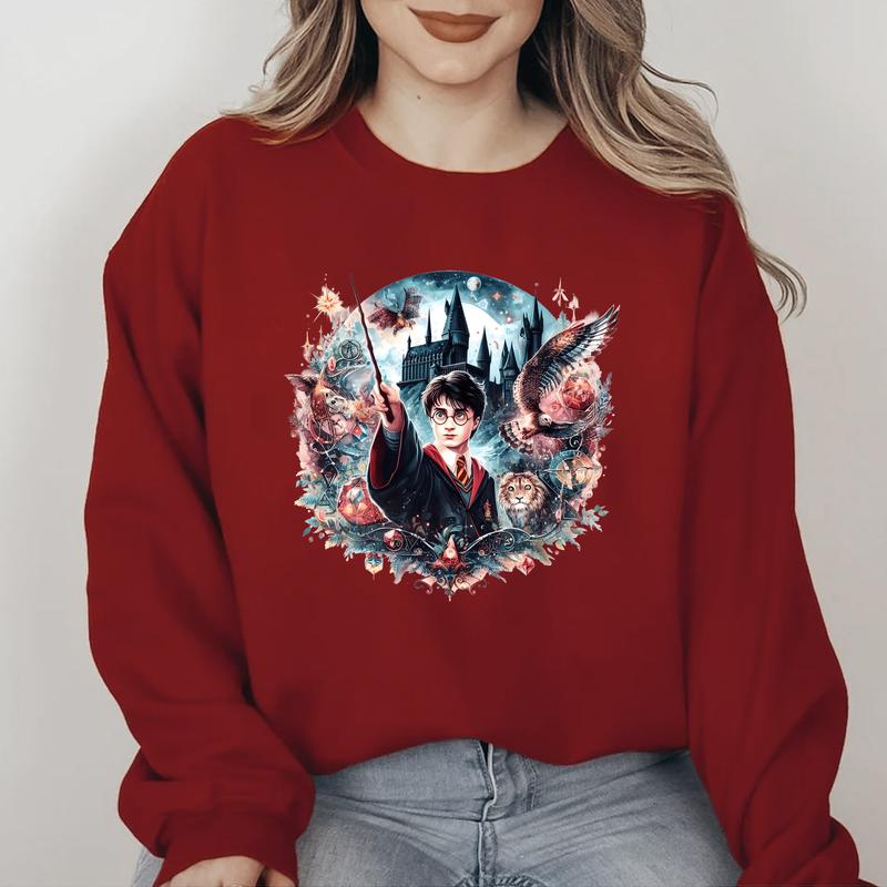 HP Expecto Patronum Spell Sweatshirt Hoodie Shirt Cotton Fit, T-Shirt