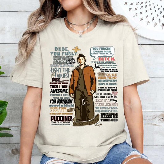 Dean Winchester Quotes T Shirt, Dean Winchester  T Shirt, Gift For Woman and Man Unisex T-Shirt Sweatshirt HoodieQuotes Casual Cotton
