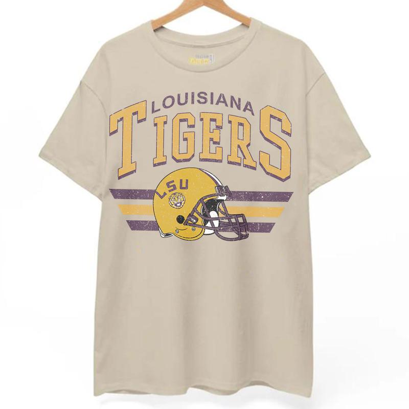 11. LSU Tigers Vintage NCAA Sportswear Sweatshirt, University Louisiana State Authentic Shirt Gift for Football Fans