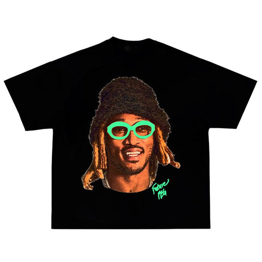 Future Glasses Green T-shirt