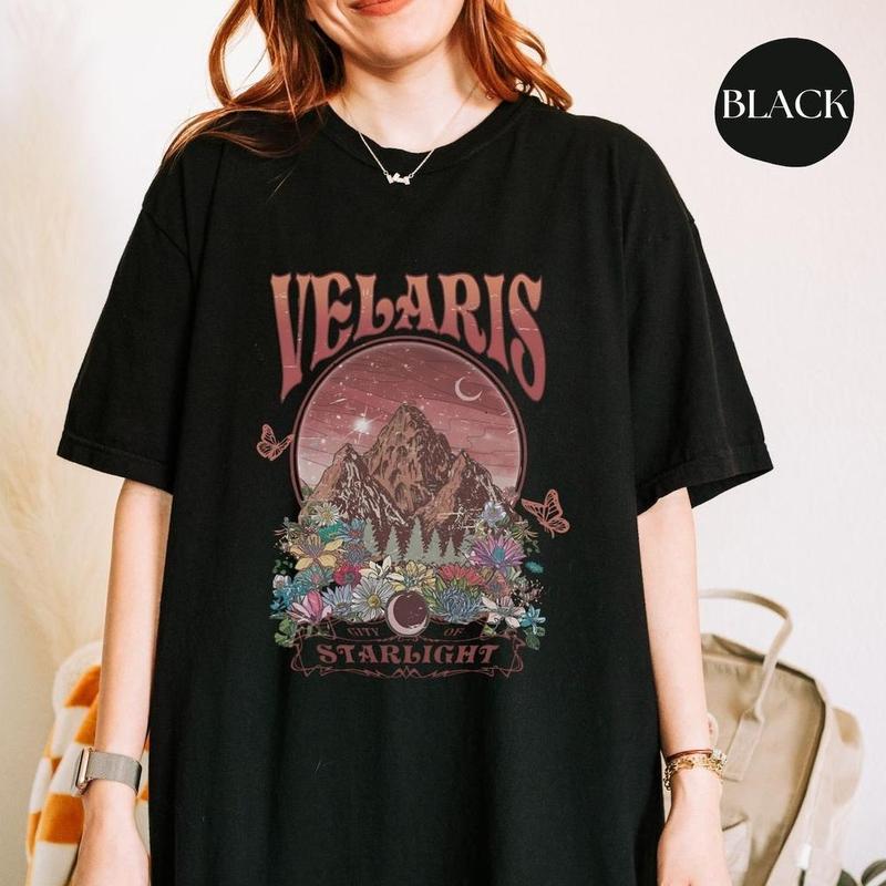 Velaris City of Starlight ACOTAR T-Shirt, The Night Court T-Shirt, Bookish Gift, Unisex Shirt, For Men, For Women, Gift For Friend