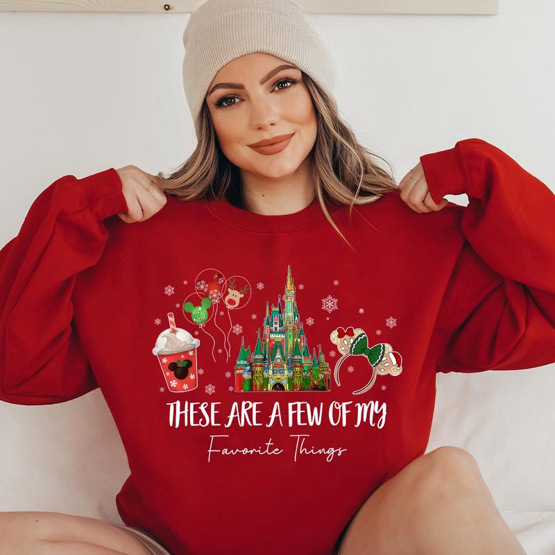 These Are a Few of my Favorite Things Christmas Crewneck Sweatshirt, Hoodie, T-shirt