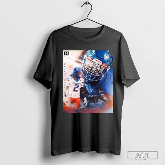 Poster Boise State Broncos Football Ashton Jeanty Historic Season Rb1 Bleacher Report T Shirt