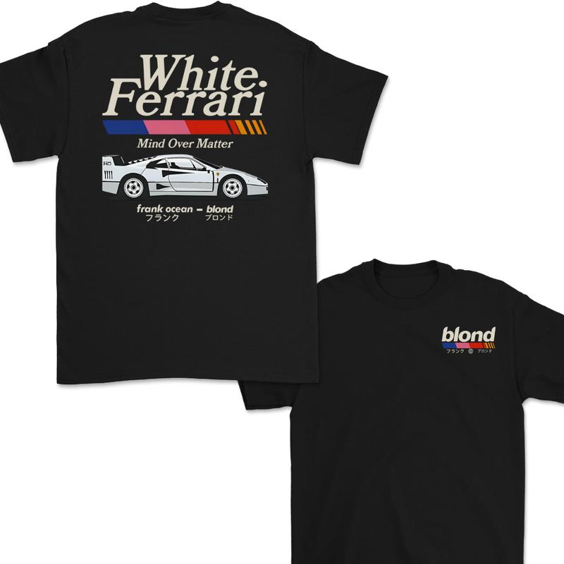 Frank Ocean BLOND WHITE FERRAR! v2 Short Sleeve Shirt Menswear