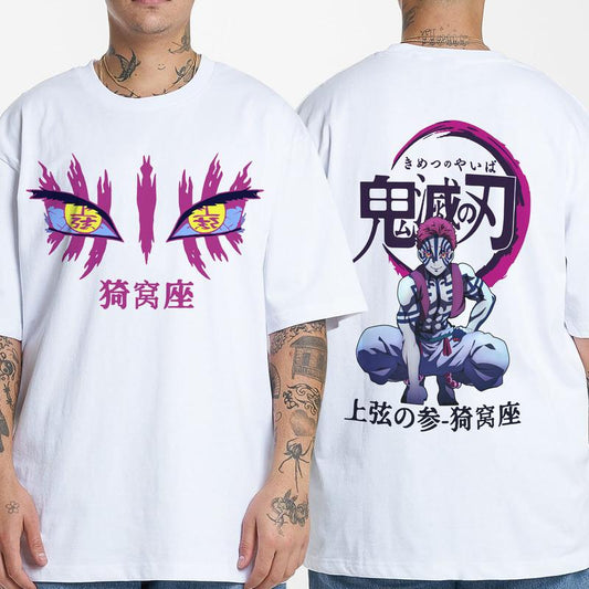 Akaza upper moon demon character shirt, Demon Slayer t-shirt, Anime sweatshirt hoodie, Anime lover t-shirt