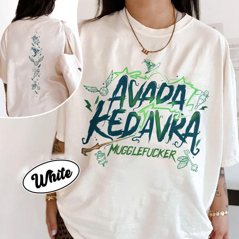 Harry Potter Fans T-Shirt, Magic Wand T-Shirt, Avada Kedavra T-Shirt, Wizard Birthday T-Shirt, Harry Potter T-Shirt, Bookish T-Shirt, Gift For Friends