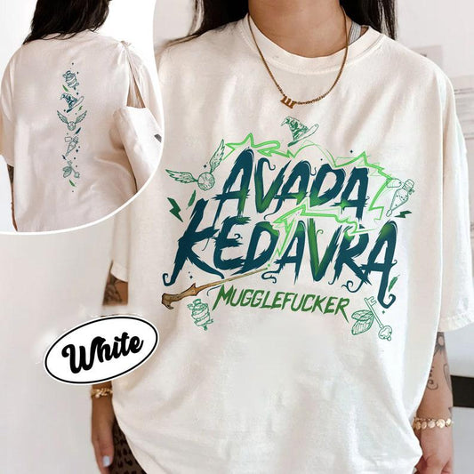 Harry Potter Fans T-Shirt, Magic Wand T-Shirt, Avada Kedavra T-Shirt, Wizard Birthday T-Shirt, Harry Potter T-Shirt, Bookish T-Shirt, Gift For Friends