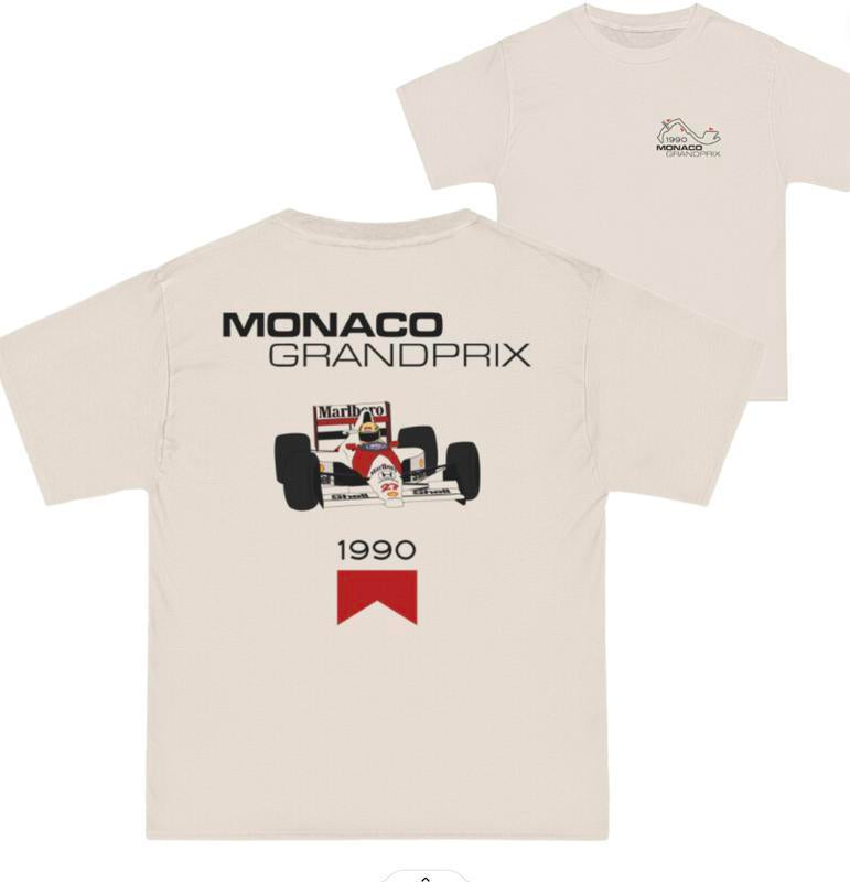 Monaco 1990 F1 Racing Tee Cotton Top, T-shirt Sport, Gift For Unisex Sweatshirt, Hoodie, Comfort Colors