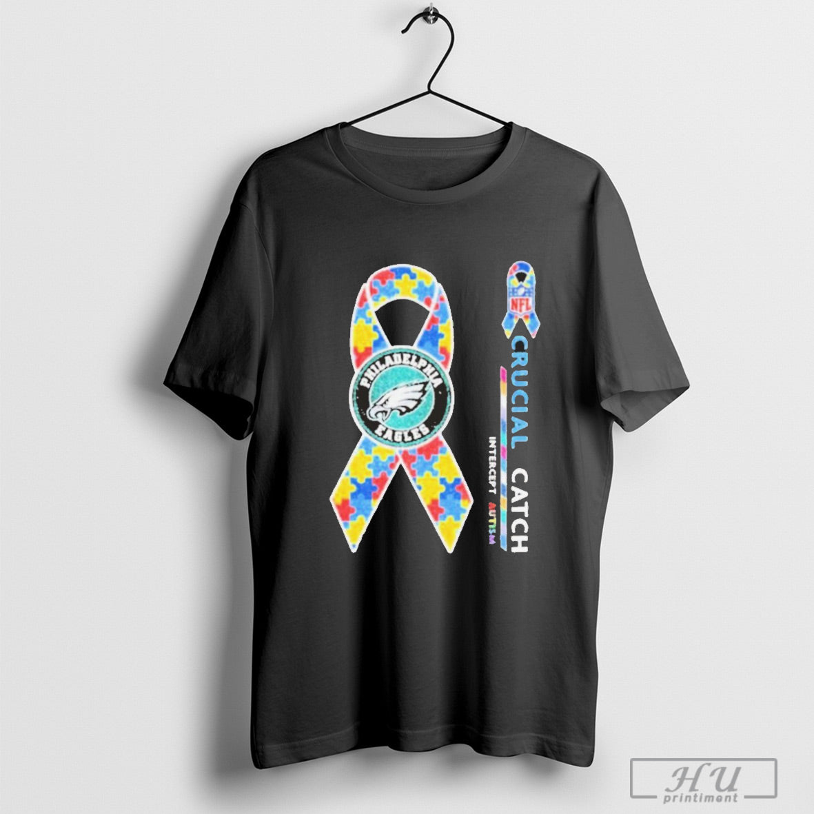 Philadelphia Eagles Philly Cancer Nfl Crucial Catch Intercept Autism T Shirts Sweatshirt