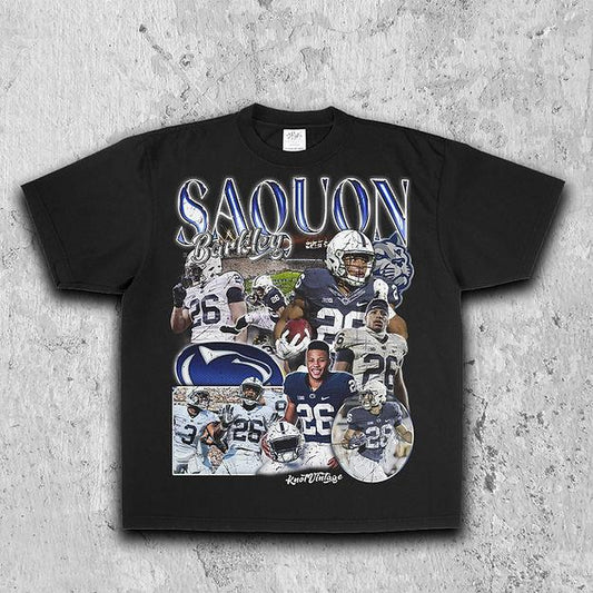 Saquon Barkley Penn State Tee  Vintage Tee  Men's Graphic T-Shirt  Gift For Fan