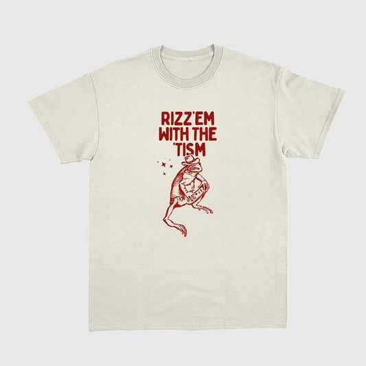 Rizz Em with The Tism T-Shirt Unisex Classic Cotton