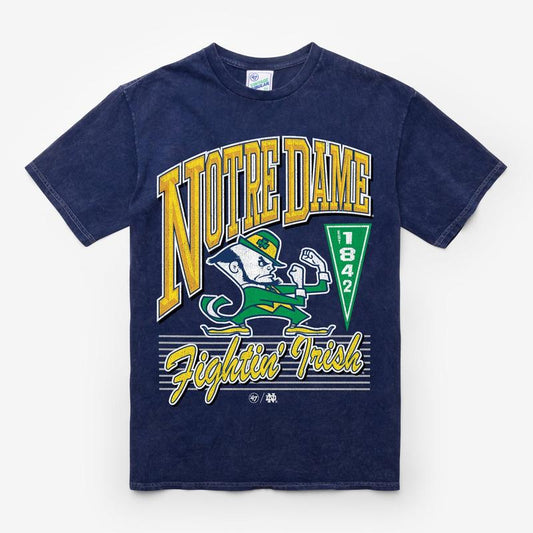 NOTRE DAME FIGHTIN IRISH LOCKER VINTAGE TUBULAR TEE, VINTAGE GRAPHIC TEES, TP GIFT FOR FANS