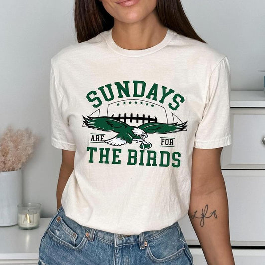 Vintage Philadelphiiaa Football tshirt, Sundays are for the Birds Tshirt