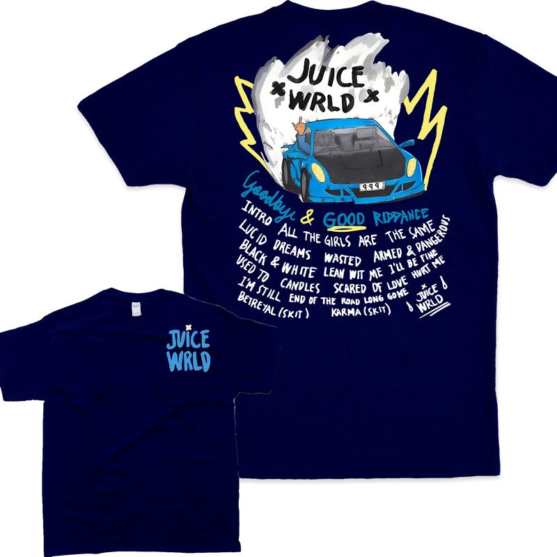 Juice-Wrl Hits Song T-shirt Vintage Top For Men And For Women