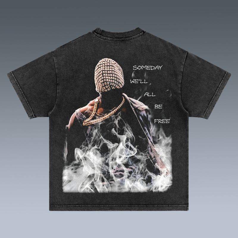 KANYE WEST-YEEZUS 2 SIDES Cotton Vintage Shirt To Match Sneaker Hiphop Clothing Rapper Merch Shirt, Hiphop Tour Concert 2024, Gift For Fan Y2K Aesthet