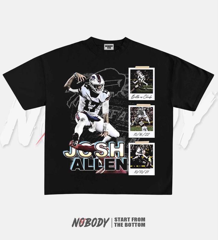 JOSH ALLEN GRAPHIC TEE  VINTAGE TEE GRAPHIC T-SHIRT SWEATSHIRT HOODIE  SPORT TEE -  GIFT FOR FAN 1.0