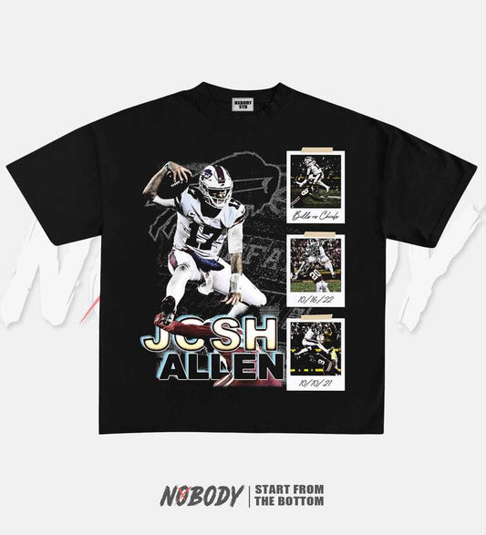 JOSH ALLEN GRAPHIC TEE  VINTAGE TEE GRAPHIC T-SHIRT SWEATSHIRT HOODIE  SPORT TEE -  GIFT FOR FAN 1.0