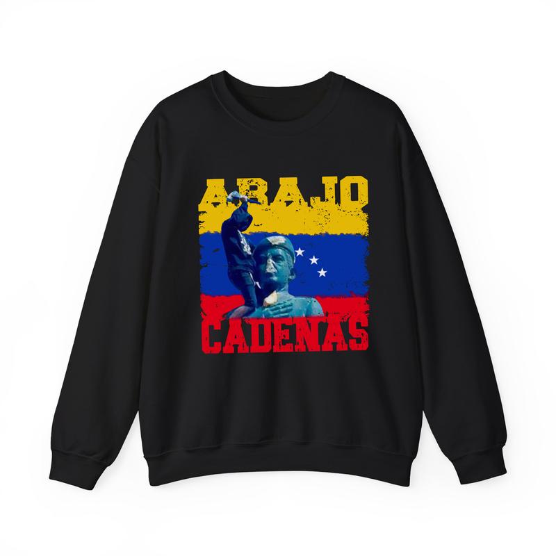 Abazo Cadenas Sweatshirt, Venezuela Unisex Hoodie, Hasta el Final Shirt, Venezuela Libre Shirt, Full Size Full Color