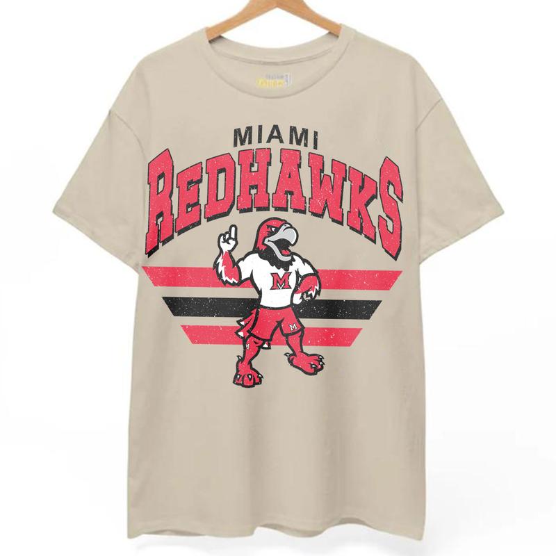 44. Miami RedHawks Vintage NCAA Football Sweatshirt, University Team Gear, Classic Apparel Gifts for Enthusiasts