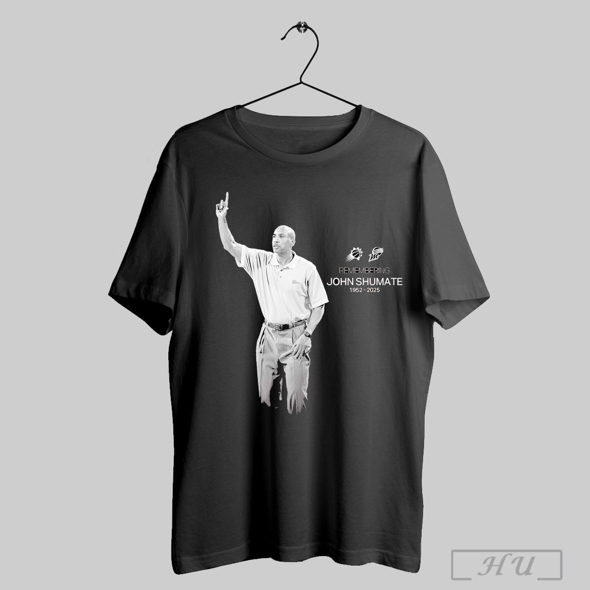 Phoenix Suns And Mercury Remembering John Shumate 1952 2025 T Shirt Sweatshirt