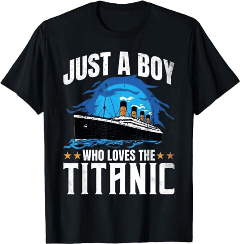 Boys Who Just Love The Rms Titanic T-Shirt, Tee Shirts, Shirts - 23256, Shirt For Men And Women