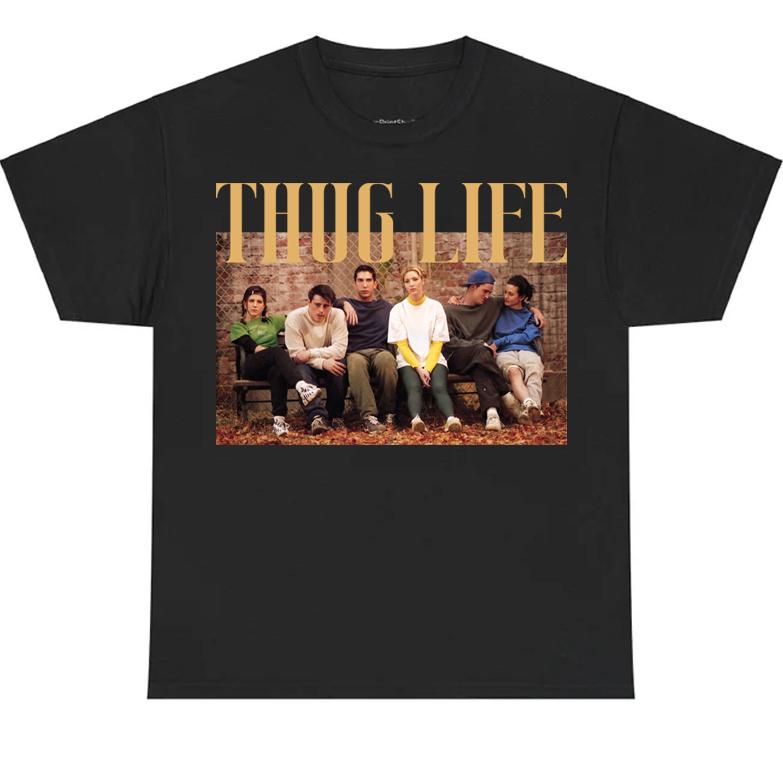 THUGLIFE Friends Thanksgiving Football Shirt  Football Shirt, Digital Design, Friends, Fall, ThanksgivinglogoAnalyze Listing Shirt