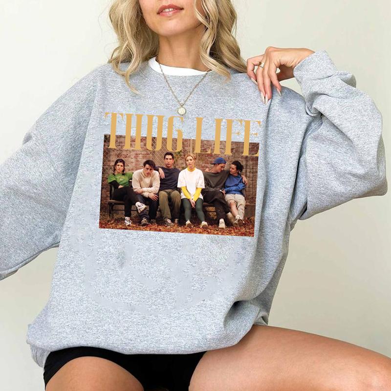 THUGLIFE Friends Thanksgiving Football Shirt  Football Shirt, Digital Design, Friends, Fall, ThanksgivinglogoAnalyze Listing Shirt