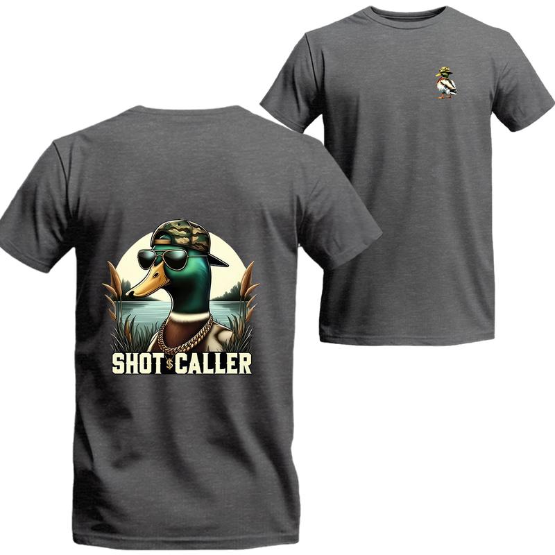 Hunting Duck T-shirt, Summer Hunting  Short Sleeve Tee, Unisex Shirt, Beer Shirt, Drinking Shirt, Menswear Top