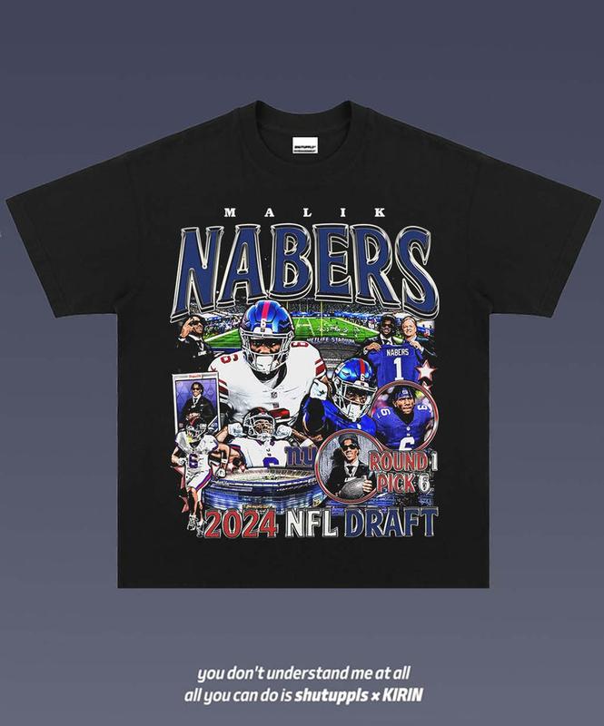 MALIK NABERS 1.0 VINTAGE TEE  AMERICAN FOOTBALL  GIFT FOR FAN