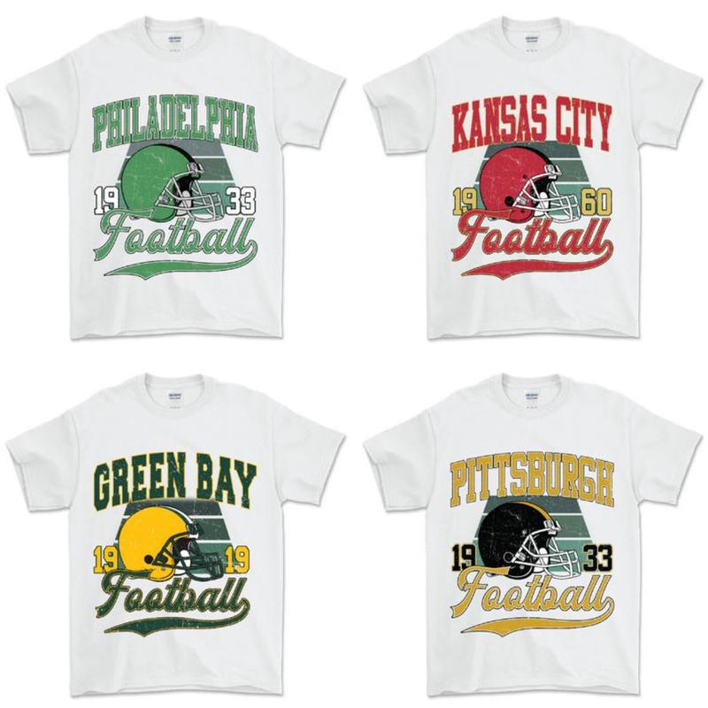 Vintage Football Fan T-Shirt Collection - White Edition - Top, Menswear Underwear Tshirt