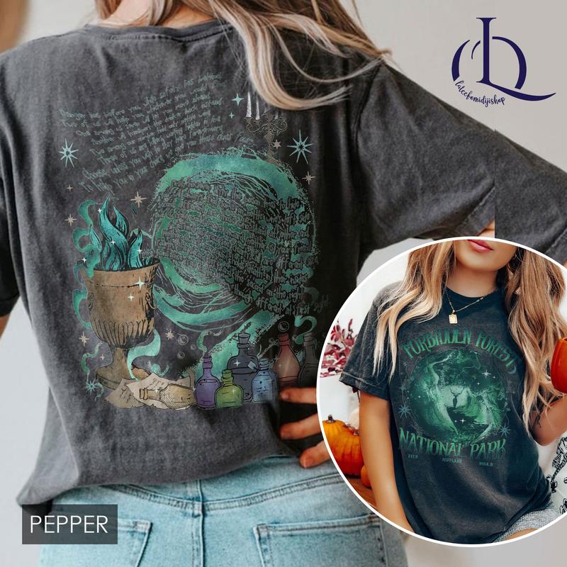 Harry Potter National Park Wizard Shirt, Forbidden Forest Sweatshirt, Wizard Shirt, Hogwarts House Sweatshirt, HP Wizard Shirt, Harry Potter Shirt, Bo