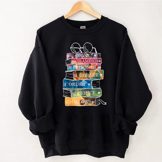 HP All Series Sweatshirt Hoodie Shirt, gift for fan Cotton Menswear Relaxed Fit Sweaters Tee