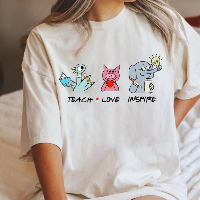 Teach Love Inspire Shirt, Book Lover Shirt, Children's Character Affirmations Shirt, I Still Read Children's Books Shirt, Teacher Characters Shirt, Pi
