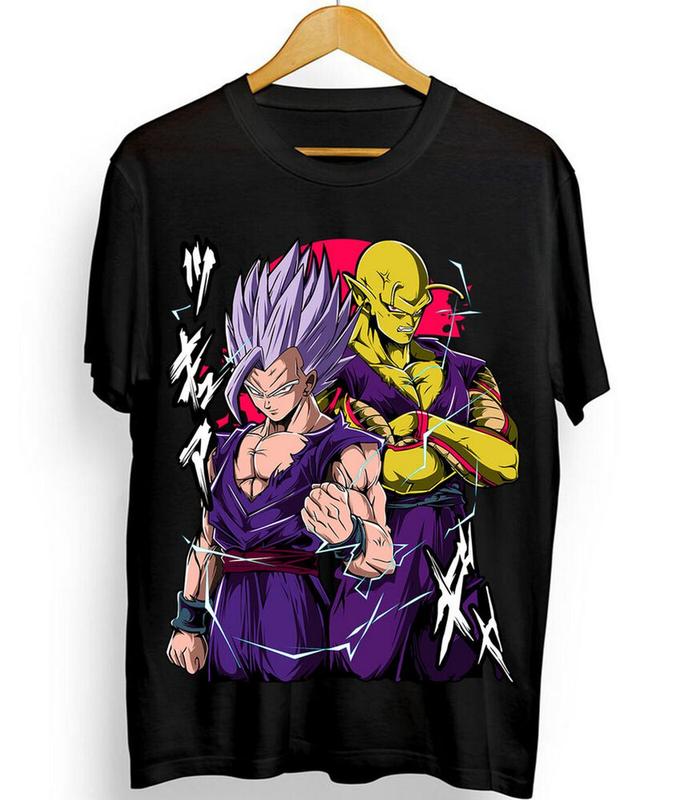 Son Gohan Dragon Ball Z T-Shirt - Men's Fitted Graphic Tee Top - Tops Menswear Underwear Tshirt