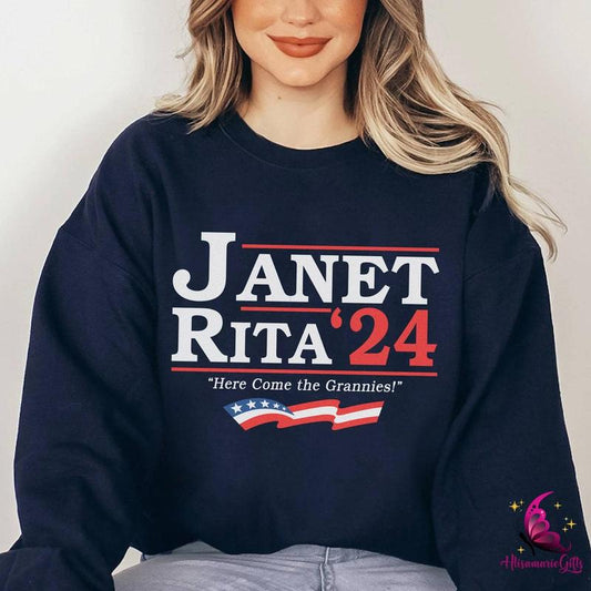 Janet And Rita 2024 Hoodie, Sweatshirt, T-shirt - Find Your Perfect Fit - Unisex Clothing Choices - Shades For Everyone - Statement Pieces - Fashion V