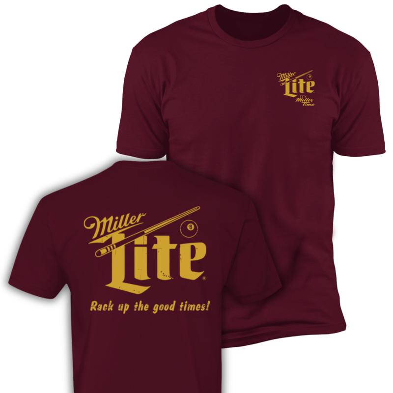 Miller Lite Rack Up Full Color For Men And Women T-Shirt