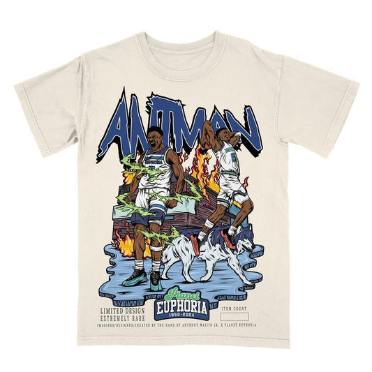 PE Anthony Edwards V2 Planet Euphoria Shirt, Vintage 90s Unisex Tee Various Sizes and Colors