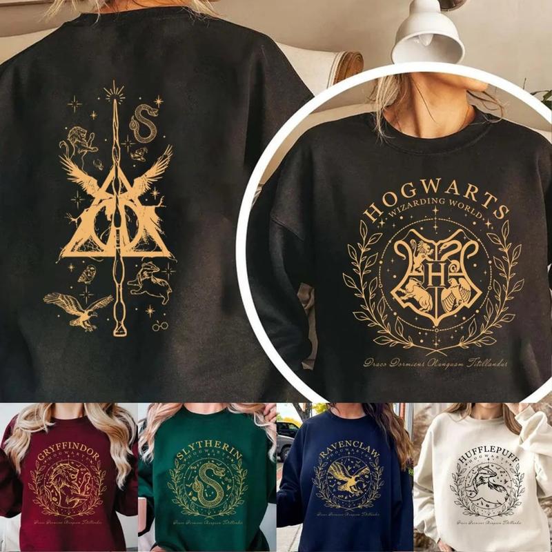 Hogwarts School Wizard Sweatshirt, Wizard World Tee Shirt, Forbidden Forest Sweater, Gift For HP Fans