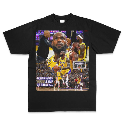 LEBRON JAMES RECORD BREAKER GRAPHIC TEE - STREETWEAR